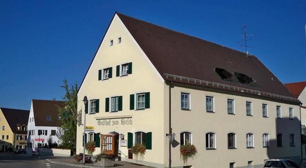Hotel Zum Hirsch Wertingen エクステリア 写真